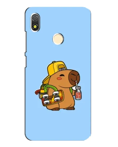 Чехол для TECNO POP 3 с картинкой «Капибара на скейте» Чехол для TECNO POP 3 с картинкой «Капибара на скейте»
