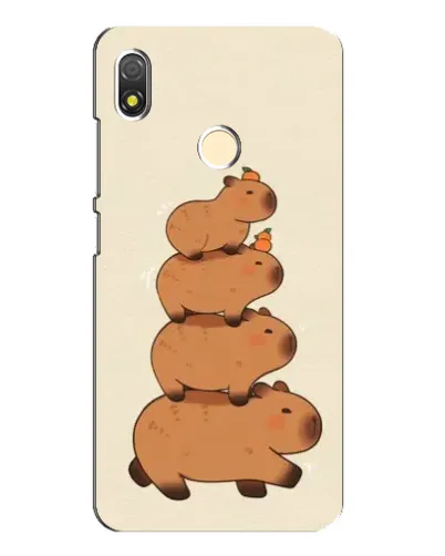 Чехол для TECNO POP 3 с картинкой «Башня из капибар» Чехол для TECNO POP 3 с картинкой «Башня из капибар»