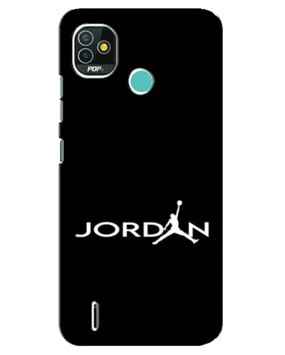Чохол для TECNO Pop 4 LTE з картинкою «Jordan White Logo»
