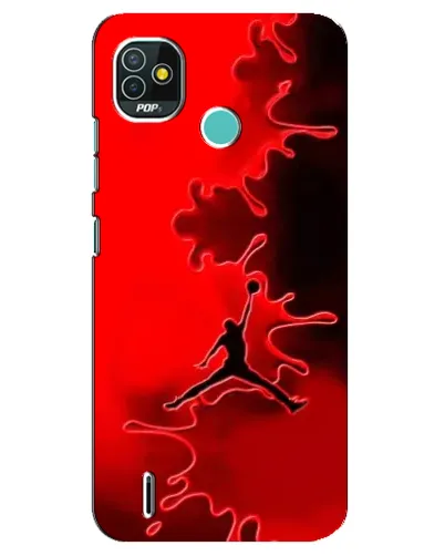 Чохол для TECNO Pop 4 LTE з картинкою «Jordan Red Smoke»