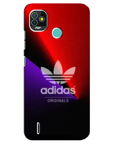 Чохол для TECNO Pop 4 LTE з картинкою «Adidas Red Neon»