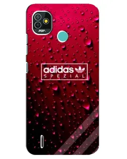 Чохол для TECNO Pop 4 LTE з картинкою «Adidas Gold Marble»