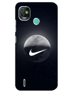 Чохол для TECNO Pop 4 LTE з картинкою «Nike у стилі графіті»