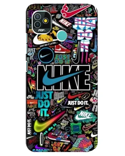 Чехол для TECNO Pop 4 LTE с картинкой «Яркий коллаж Nike» Чехол для TECNO Pop 4 LTE с картинкой «Яркий коллаж Nike»