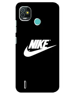 Чохол для TECNO Pop 4 LTE з картинкою «Мазки фарби Nike»
