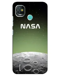 Чохол для TECNO Pop 4 LTE з картинкою «NASA — місячний градієнт»