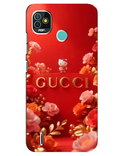 Чохол для TECNO Pop 4 LTE з картинкою «Gucci — золотий сад»