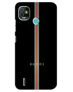 Чохол для TECNO Pop 4 LTE з картинкою «Gucci — строга лінія»