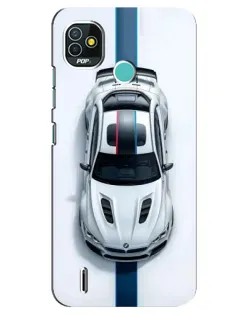 Чохол для TECNO Pop 4 LTE з картинкою «Вид зверху — BMW M»