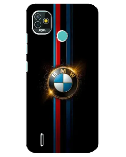 Чохол для TECNO Pop 4 LTE з картинкою «BMW M-Power неон»