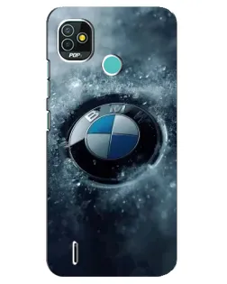 Чохол для TECNO Pop 4 LTE з картинкою «Логотип BMW — лід»