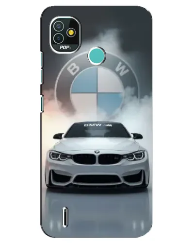Чехол для TECNO Pop 4 LTE с картинкой «BMW в белом дыму» Чехол для TECNO Pop 4 LTE с картинкой «BMW в белом дыму»