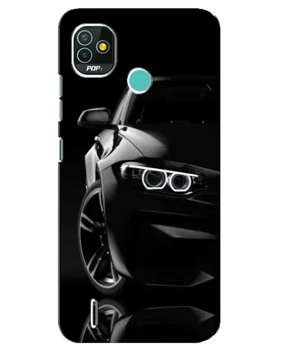 Чехол для TECNO Pop 4 LTE с картинкой «Черная BMW — профиль» Чехол для TECNO Pop 4 LTE с картинкой «Черная BMW — профиль»