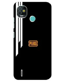 Чохол для TECNO Pop 4 LTE з картинкою «PUBG — вертикальні лінії»