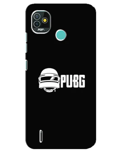 Чохол для TECNO Pop 4 LTE з картинкою «PUBG — класичний лого»