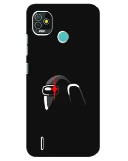 Чохол для TECNO Pop 4 LTE з картинкою «Among Us шолом»
