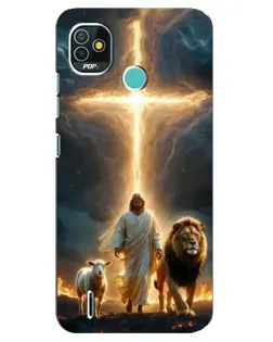 Чохол для TECNO Pop 4 LTE з картинкою «Лев Юди та Світло»