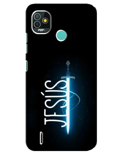 Чохол для TECNO Pop 4 LTE з картинкою «Меч Духа Jesus»