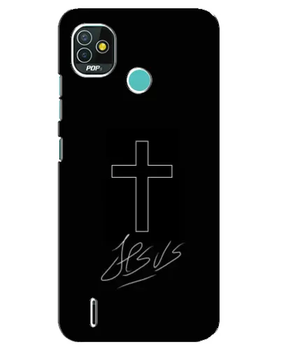 Чохол для TECNO Pop 4 LTE з картинкою «Графічний хрест Jesus» Чохол для TECNO Pop 4 LTE з картинкою «Графічний хрест Jesus»