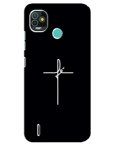 Чохол для TECNO Pop 4 LTE з картинкою «Тонкий хрест» Чохол для TECNO Pop 4 LTE з картинкою «Тонкий хрест»