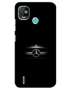 Чохол для TECNO Pop 4 LTE з картинкою «Mercedes — абстрактні лінії»