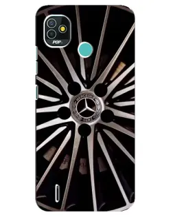 Чохол для TECNO Pop 4 LTE з картинкою «Диск Mercedes»