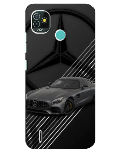 Чохол для TECNO Pop 4 LTE з картинкою «Mercedes AMG — графіка»