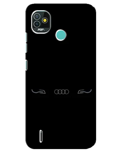Чохол для TECNO Pop 4 LTE з картинкою «Audi — світловий підпис»