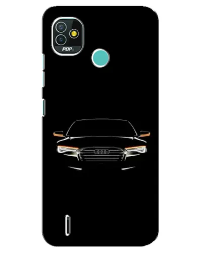 Чохол для TECNO Pop 4 LTE з картинкою «Audi — нічний контур»