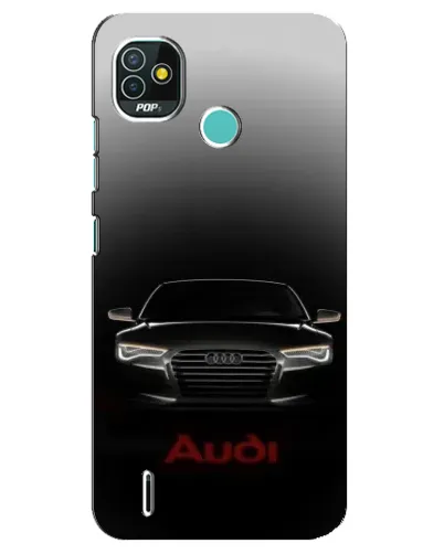 Чохол для TECNO Pop 4 LTE з картинкою «Audi — градієнтний контур»