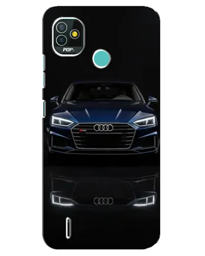 Чохол для TECNO Pop 4 LTE з картинкою «Audi — нічне відображення»