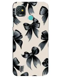 Чохол для TECNO Pop 4 LTE з картинкою «Банти Coquette»