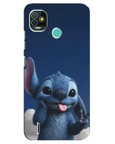 Чохол для TECNO Pop 4 LTE з картинкою «Стіч у хмарах»