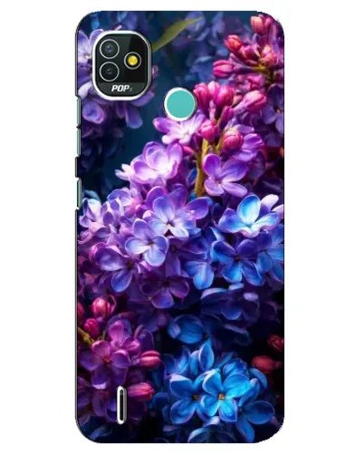 Чохол для TECNO Pop 4 LTE з картинкою «Бузковий цвіт»