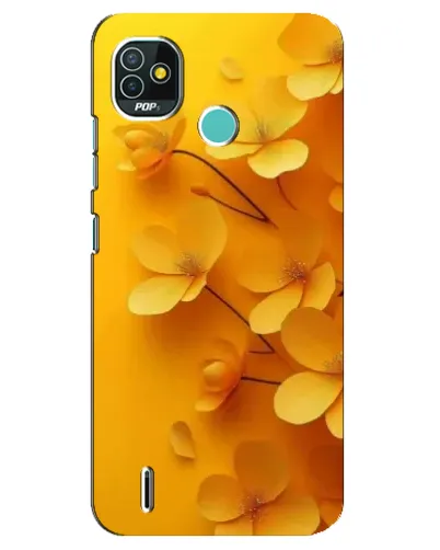 Чохол для TECNO Pop 4 LTE з картинкою «Золоті пелюстки»