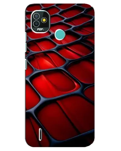 Чохол для TECNO Pop 4 LTE з картинкою «Червона глянцева сітка» Чохол для TECNO Pop 4 LTE з картинкою «Червона глянцева сітка»