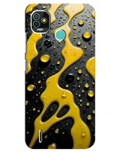 Чохол для TECNO Pop 4 LTE з картинкою «Рідке жовте золото»