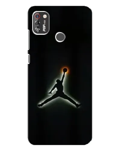 Чехол для TECNO POP 4 Pro с картинкой «Jordan Gradient Logo» Чехол для TECNO POP 4 Pro с картинкой «Jordan Gradient Logo»