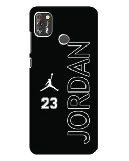 Чехол для TECNO POP 4 Pro с картинкой «Jordan Vertical»