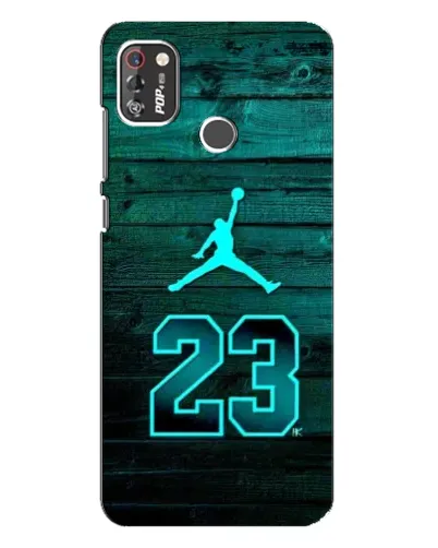 Чехол для TECNO POP 4 Pro с картинкой «Jordan Cyan 23» Чехол для TECNO POP 4 Pro с картинкой «Jordan Cyan 23»