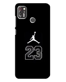 Чехол для TECNO POP 4 Pro с картинкой «Jordan Flight 23»