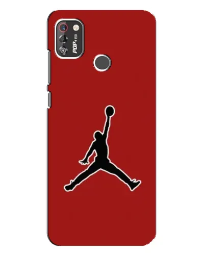 Чехол для TECNO POP 4 Pro с картинкой «Jordan Red Back» Чехол для TECNO POP 4 Pro с картинкой «Jordan Red Back»