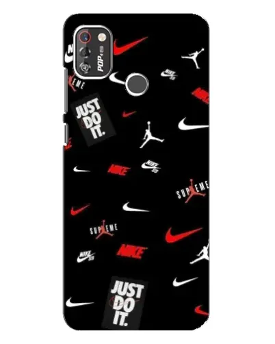 Чехол для TECNO POP 4 Pro с картинкой «Nike Mix Pattern» Чехол для TECNO POP 4 Pro с картинкой «Nike Mix Pattern»