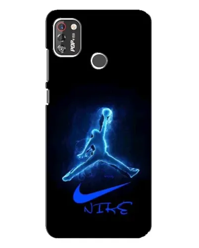 Чехол для TECNO POP 4 Pro с картинкой «Jordan Neon Blue» Чехол для TECNO POP 4 Pro с картинкой «Jordan Neon Blue»