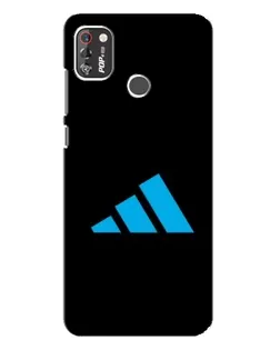 Чехол для TECNO POP 4 Pro с картинкой «Adidas Cyan Logo»