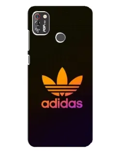 Чехол для TECNO POP 4 Pro с картинкой «Градиент Adidas»