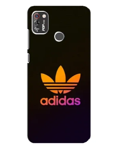 Чехол для TECNO POP 4 Pro с картинкой «Градиент Adidas»