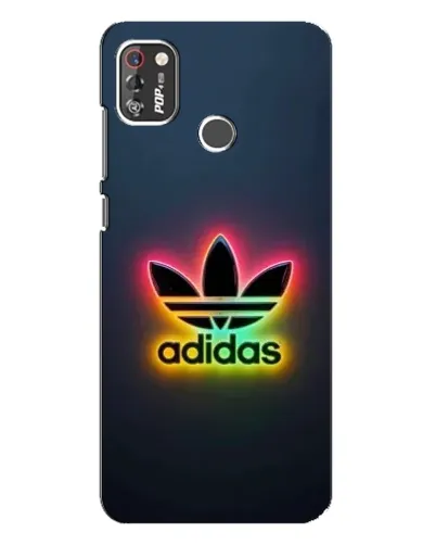 Чехол для TECNO POP 4 Pro с картинкой «Неоновый Adidas»