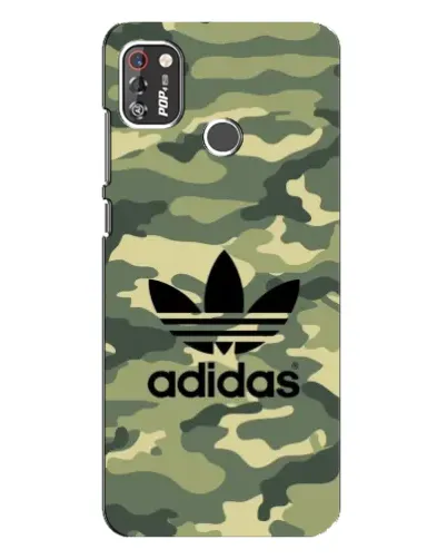 Чехол для TECNO POP 4 Pro с картинкой «Милитари стиль Adidas»