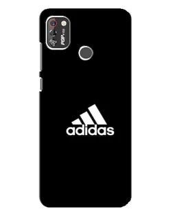 Чехол для TECNO POP 4 Pro с картинкой «Черная классика Adidas»